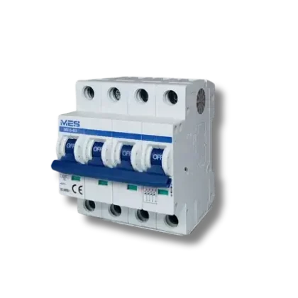 MES-63 Mini Circuit Breaker | Reliable 2 Pole & 4 Pole MCB